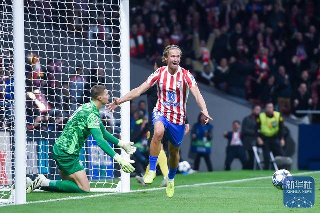 足球丨欧冠：马德里竞技胜圣吉罗斯联合